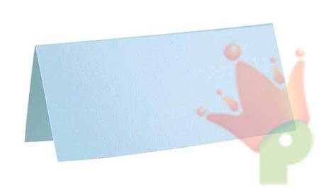 SEGNAPOSTO IN CARTA CELESTE 7X3 CM 10 PZ
