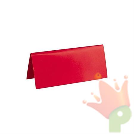 SEGNAPOSTO IN CARTA ROSSO 7X3 CM 10 PZ