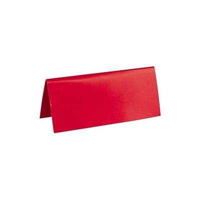 SEGNAPOSTO IN CARTA ROSSO 7X3 CM 10 PZ
