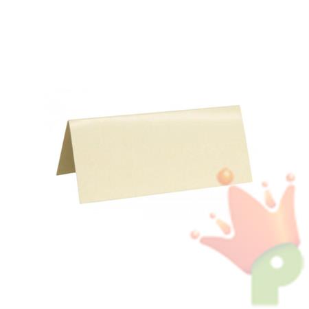 SEGNAPOSTO IN CARTA AVORIO 7X3 CM 10 PZ