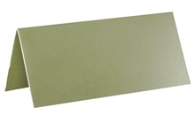 SEGNAPOSTO IN CARTA VERDE OLIVA 7X3 CM 10 PZ