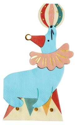 TOVAGLIOLI FOCA CIRCO 11X17 CM 12 PZ