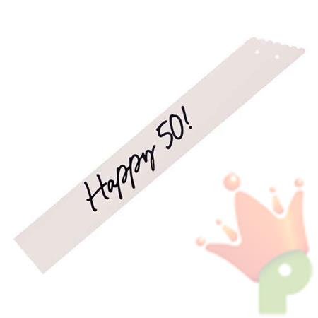 FASCIA PREMIO HAPPY 50 CREMA 76 CM