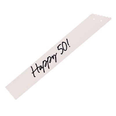FASCIA PREMIO HAPPY 50 CREMA 76 CM