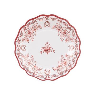 PIATTI IN CARTA RED POTTERY FLOREALE 21 CM 8 PZ