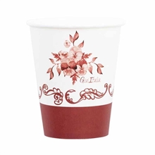 BICCHIERI RED POTTERY FLOREALE 250 CC 8 PZ