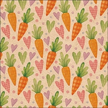 TOVAGLIOLI IN CARTA RICICLATA CAROTE E CUORI 33X33 20 PZ