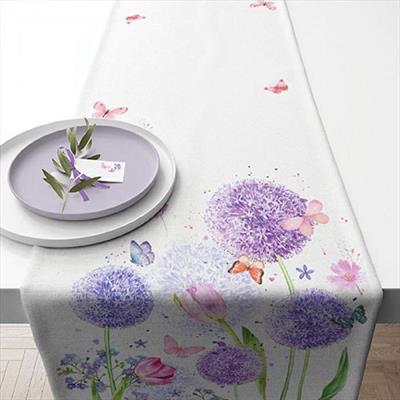 RUNNER FLOWER BEAUTY IN TESSUTO 40X150 CM