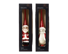 PUNTALE PER ALBERO BABBO NATALE /PUPAZZO DI NEVE