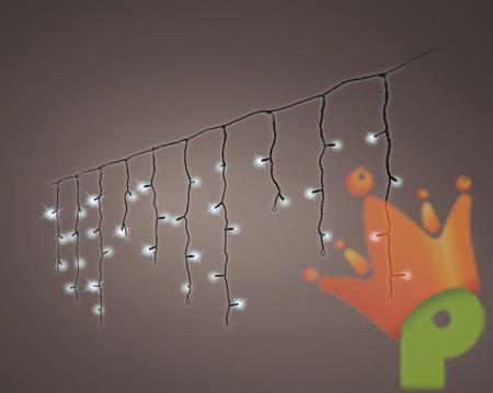 LUCI DI NATALE A TENDA 175 LED BIANCO FREDDO 7,5 MT