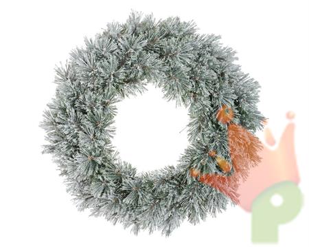 GHIRLANDA FUORIPORTA INNEVATO CASHMERE D.63 X H.10 CM