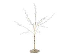 ALBERO ORO CON PERLINE H.60X30 CM