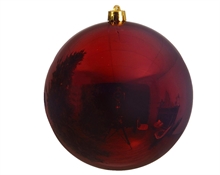 PALLINA DI NATALE BORDEAUX 25 CM