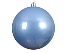 PALLINA DI NATALE AZZURRO CIELO 14 CM