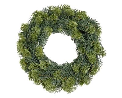 GHIRLANDA FUORIPORTA NATALIZIA VERDE 50 CM WINNIPEG