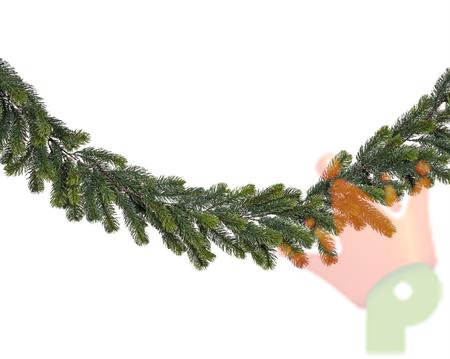 GHIRLANDA NATALIZIA VERDE 270 CM