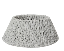 COPRIBASE PER ALBERO DI NATALE IN TESSUTO BIANCO D.57XH.25 CM