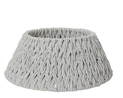 COPRIBASE PER ALBERO DI NATALE IN TESSUTO BIANCO D.70XH.28 CM