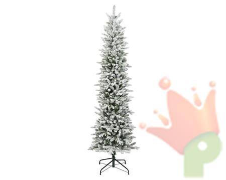 ALBERO DI NATALE INNEVATO 210 SLIM FIR