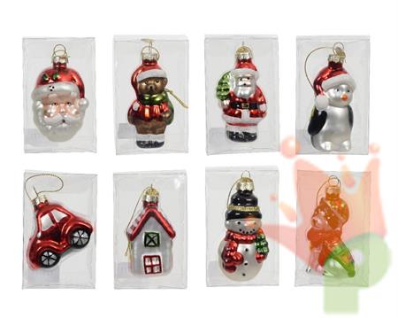 PENDENTE FIGURA NATALIZIA 7 CM ASSORTITO