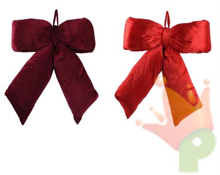 FIOCCO IN POLIESTERE ROSSO / BORDEAUX 50X40X5 CM 1 PZ ASSORTITO