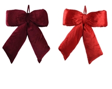 FIOCCO IN POLIESTERE ROSSO / BORDEAUX 50X40X5 CM 1 PZ ASSORTITO