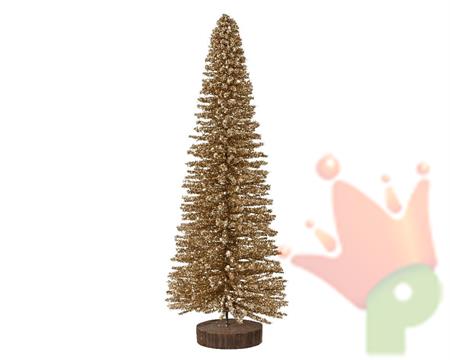 ALBERO ORO GLITTER H.81 X 28 CM
