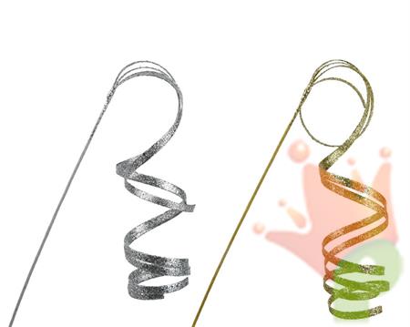 RAMO LIANA ONDULATO ORO / ARGENTO GLITTER 106 CM 1 PZ ASSORTITO