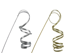 RAMO LIANA ONDULATO ORO / ARGENTO GLITTER 106 CM 1 PZ ASSORTITO