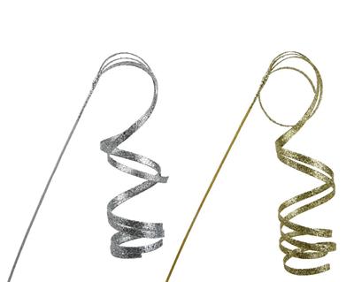 RAMO LIANA ONDULATO ORO / ARGENTO GLITTER 106 CM 1 PZ ASSORTITO