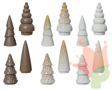 ALBERO IN PORCELLANA LUCIDA H.15,6 CM 1 PZ ASSORTITO