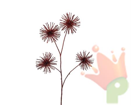 RAMO ALLIUM ROSSO METAL H.85 CM