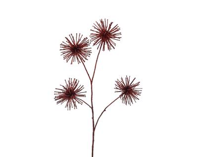 RAMO ALLIUM ROSSO METAL H.85 CM