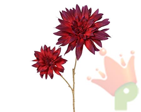 DALIA BORDEAUX GLITTER SU STELO H. 75 CM