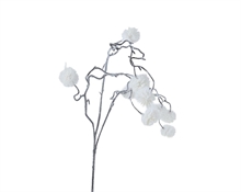 RAMO CON PALLINE DI COTONE H.69 CM