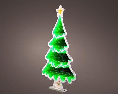 FIGURA LUMINOSA ALBERO DI NATALE 231LED MULTICOLOR/BIANCOFREDDO