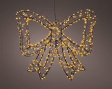 FIOCCO IN METALLO LUMINOSO CON 500 MICROLED LUCA CALDA CLASSICA