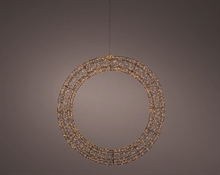 GHIRLANDA LUMINOSA 1800 MICROLED LUCE CALDA CLASSICA 116X116X1