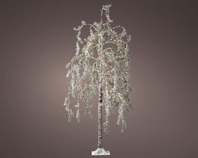 ALBERO LUMINOSO 600 LED BIANCO CALDO H 180 CM