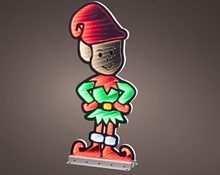 FIGURA LUMINOSA ELFO 294 LED MULTICOLOR H.60X40X1,3CM