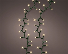 LUCI DI NATALE COMPACT 350 LED ORO CHIARO CAVO VERDE 7,5 MT