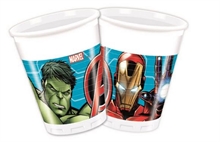 BICCHIERE 200ML AVENGERS MIGHTY 8PZ
