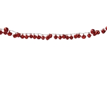 GHIRLANDA DI MINI CAMPANELLE ROSSE 120X2 CM