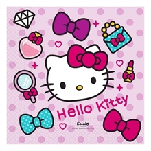 TOVAGLIOLI HELLO KITTY FASHION 33X33 CM 20 PZ