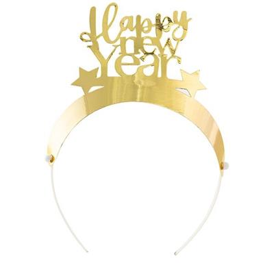 CERCHIETTI  HAPPY NEW YEAR CM 17X13 4 PZ