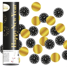 SPARACORIANDOLI HAPPY NEW YEAR ORO NERO 20 CM