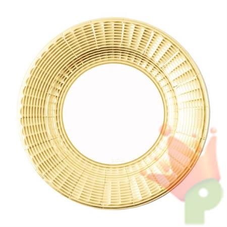 PIATTI  ELEGANCE ORO 27 CM 8 PZ