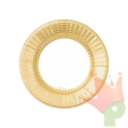 PIATTI  ELEGANCE ORO 21 CM 8 PZ