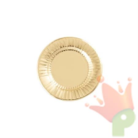 PIATTI ROTONDI ORO 27CM 8PZ