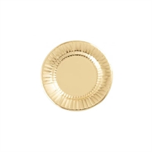 PIATTI ROTONDI ORO 27CM 8PZ